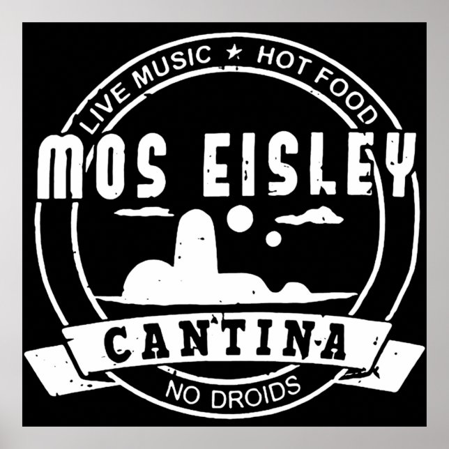 Póster Mos Eisley Cantina TShirt (Frente)