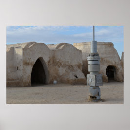 Póster Mos Espa en el planeta Poster Tatooine