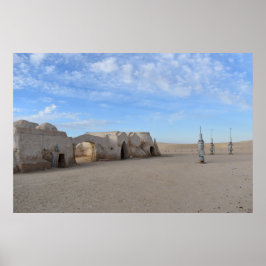Póster Mos Espa en el planeta Poster Tatooine