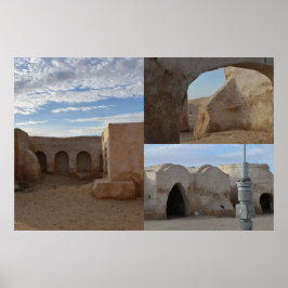 Póster Mos Espa en el planeta Poster Tatooine