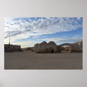 Póster Mos Espa en el planeta Poster Tatooine
