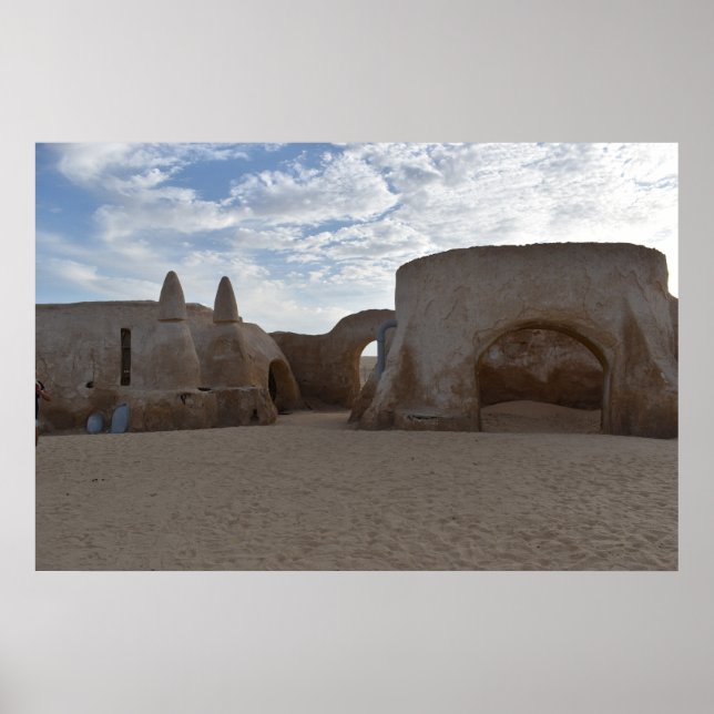 Póster Mos Espa en el planeta Poster Tatooine (Frente)