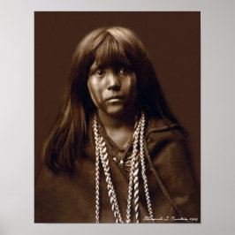 Póster Mosa - Una mujer mojave - Archivos nativos estadou