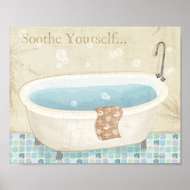 Póster Mosaic Bath (Frente)