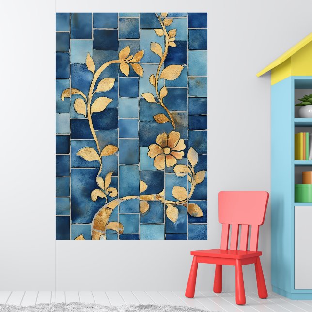 Póster Mosaic reminiscent of traditional Moroccan styles, (Guardería 1)