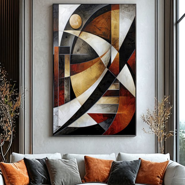 Póster Mosaico abstracto terroso (Subido por el creador)