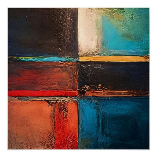 Póster Mosaico Cósmico (Anverso)