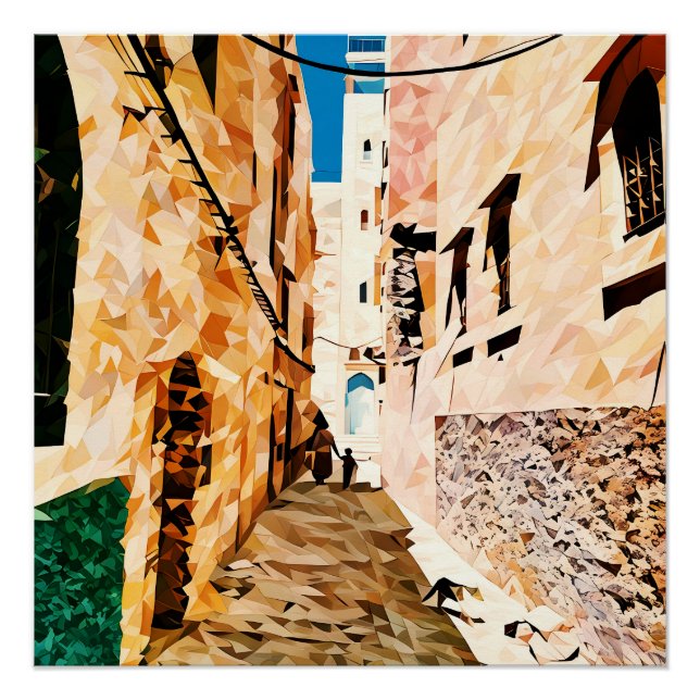 Póster Mosaico de Cityscape (Anverso)