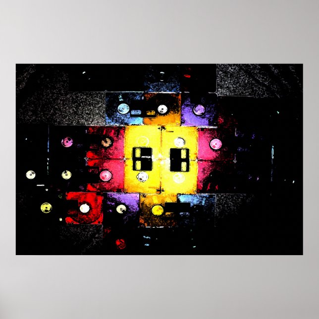 Póster Mosaico de Disparo (Frente)