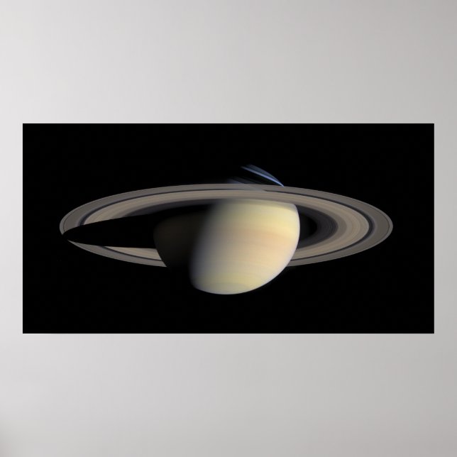 Póster Mosaico de Saturno desde Cassini. (Frente)