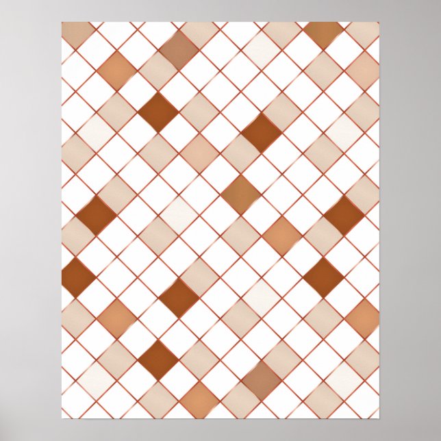 Póster Mosaico en vidrio 2 (Frente)