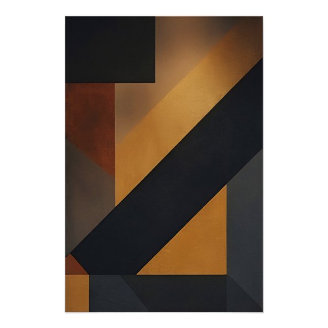 Póster Mosaico Geométrico (Anverso)