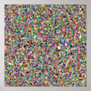 Póster Mosaico geométrico