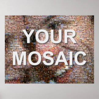 Póster Mosaico grande (paisaje)