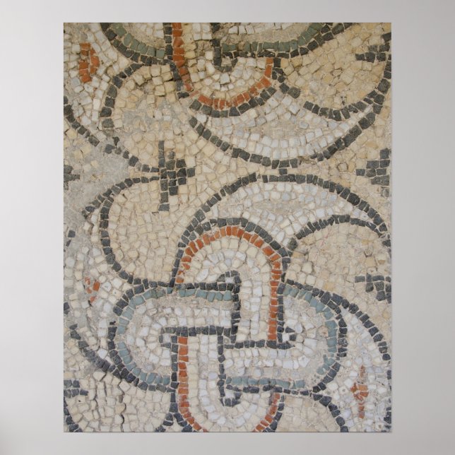 Póster Mosaicos de Meydankapi, circa siglo IV d.C. (Frente)