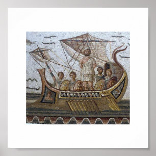 Póster Mosaicos romanos de Túnez