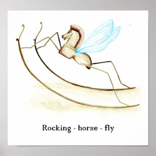 Póster Mosca de caballos de Rockefeller