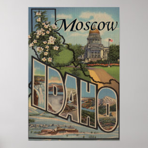 Póster Moscow, IdahoLarge Letter ScenesMoscow, ID