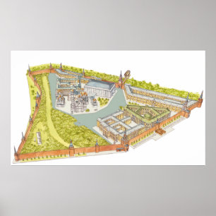 Póster Moscú el Kremlin