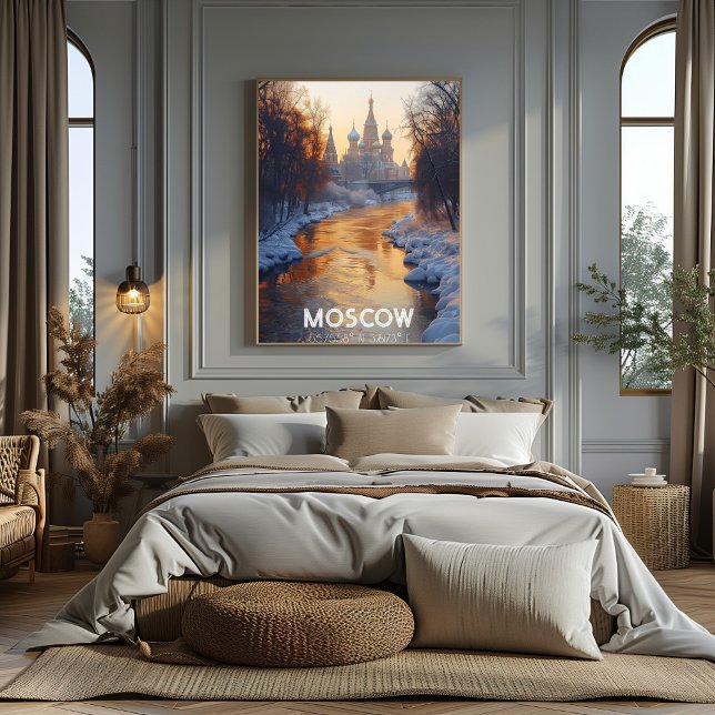 Póster Moscú: La Ciudad de las Cúpulas, Invierno Catedral (Subido por el creador)