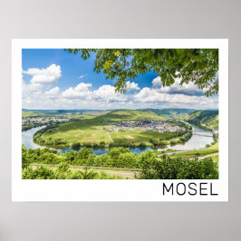 Póster Moselle Loop Trittenheim Panorama Alemania Souveni