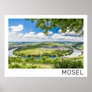 Póster Moselle Loop Trittenheim Panorama Alemania Souveni