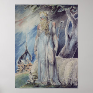 Póster Moses and the Burning Bush
