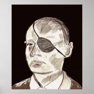 Póster Moshe Dayan