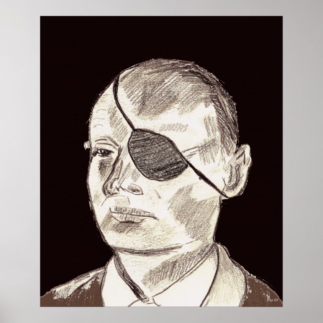Póster Moshe Dayan (Frente)