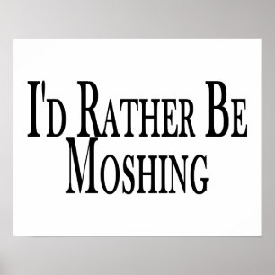 Póster Moshing bastante