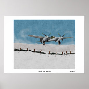 Póster Mosquito "Las Misiones Terminan" Diciembre 1944