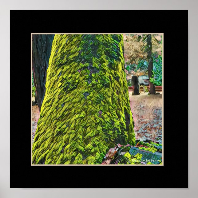 Póster Moss de árbol (Frente)