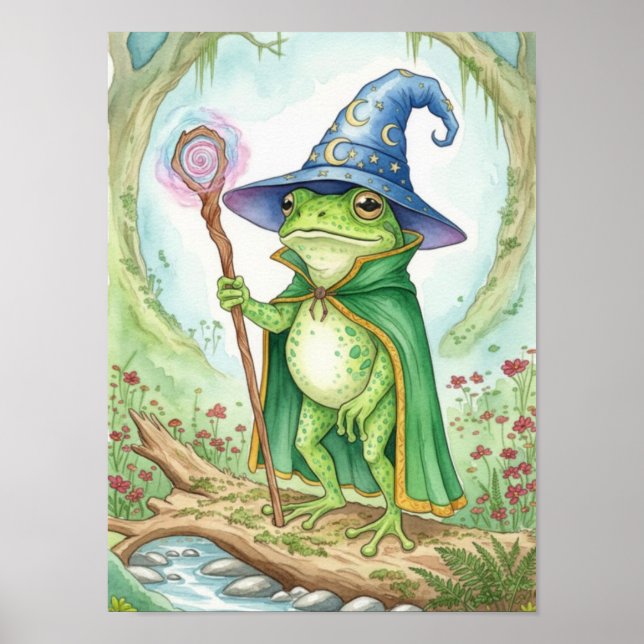 Póster MossyForestFrog2 (Frente)