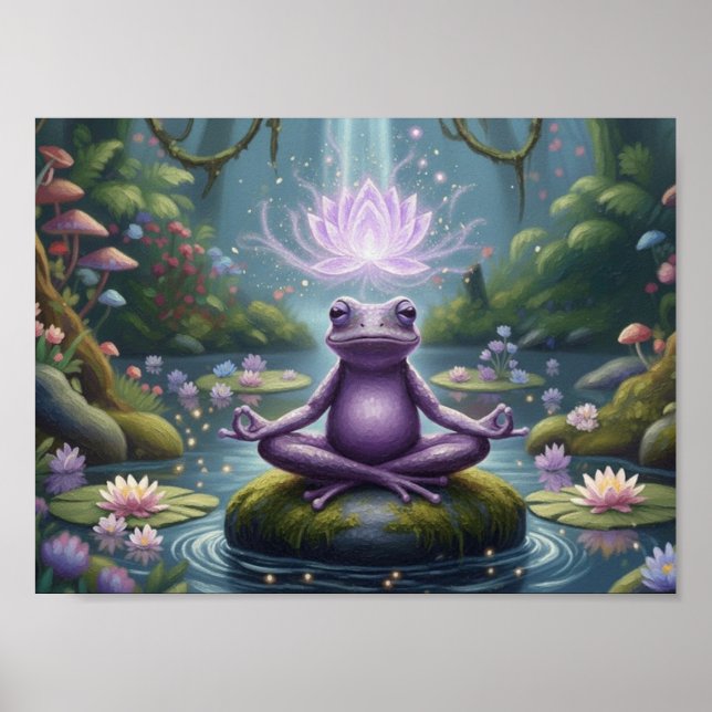 Póster MossyVioletFrog (Frente)