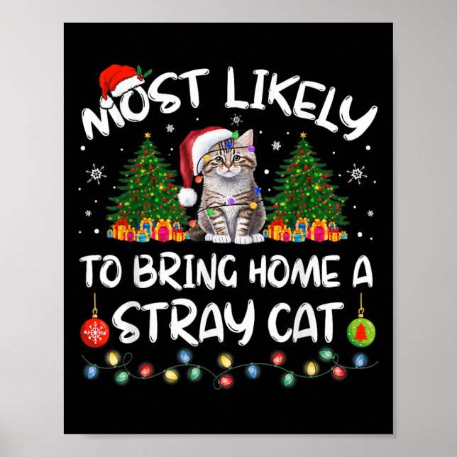 Póster Most Likely To Bring Home A Stray Cat Matching Chr (Frente)