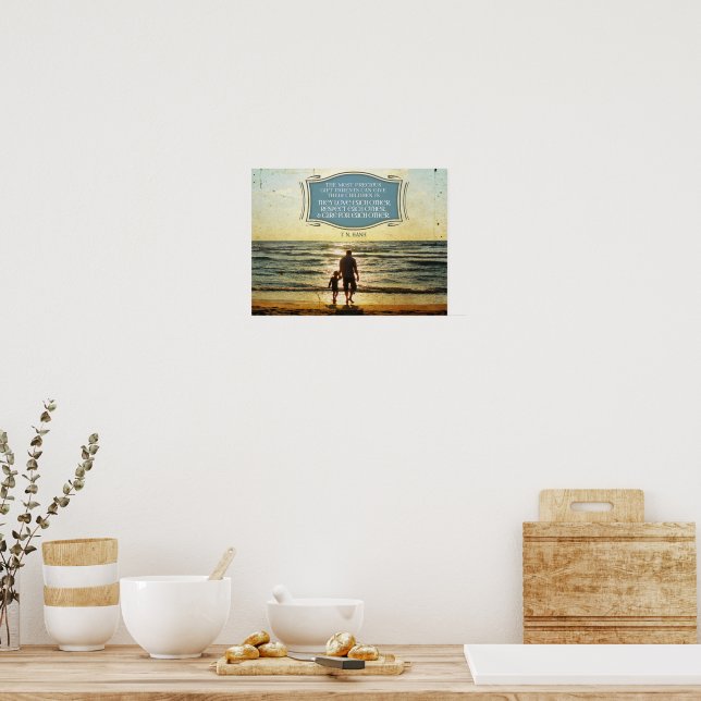 Póster Most Precious Gift Parents Can Give (Cocina)