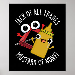 Póster Mostaza De Ninguno Fondo Oscuro Jack De Todas Las 