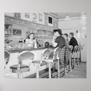 Póster Mostrador de almuerzo, 1941