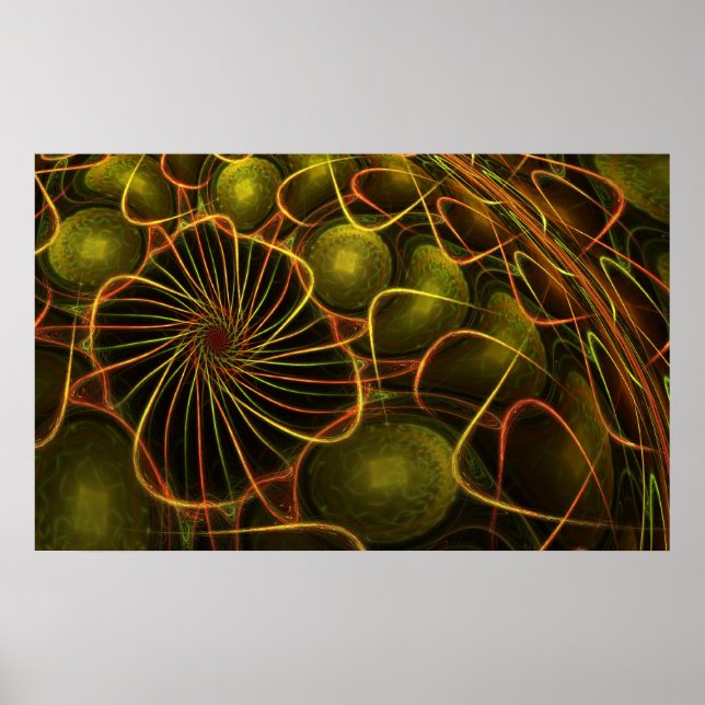 Póster Mostrar láser (Frente)