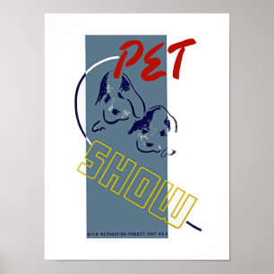 Póster Mostrar mascota