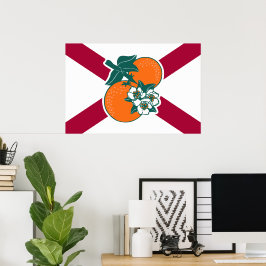 Póster Mostrar tus colores - Florida