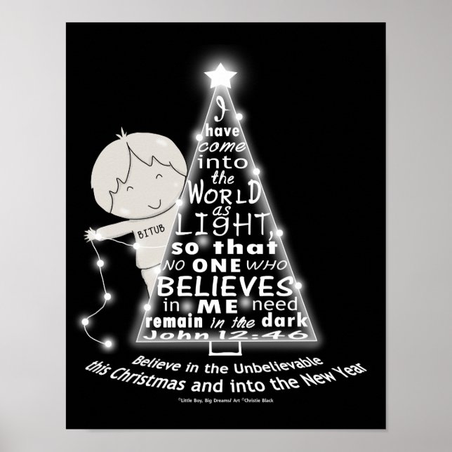 Póster Mostrar tus regalos (Frente)