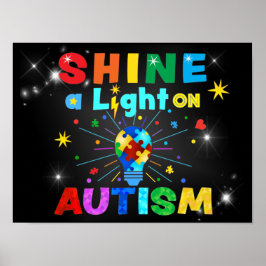 Póster MOSTRAR una luz sobre el AUTISMO