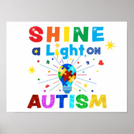 Póster MOSTRAR una luz sobre el autismo
