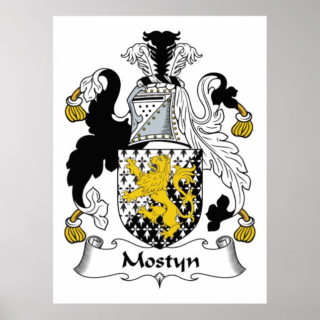 Póster Mostyn Family Crest (Frente)