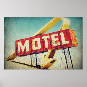 Póster Motel golpeado