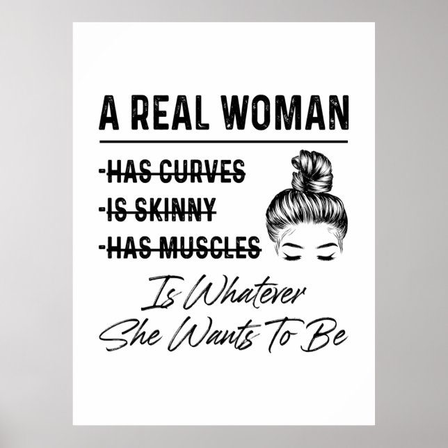 Póster Mother A Real Woman Birthday (Frente)