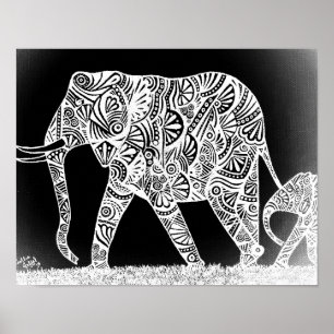 Póster Mother Elephant