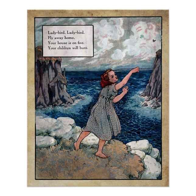 Póster mother goose nursery rhymes 5 (Anverso)
