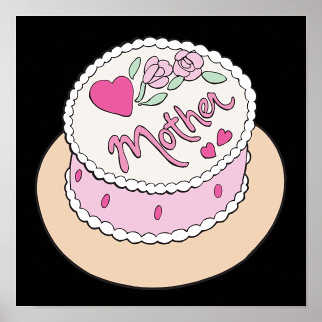 Póster Mothers Day Cake (Frente)